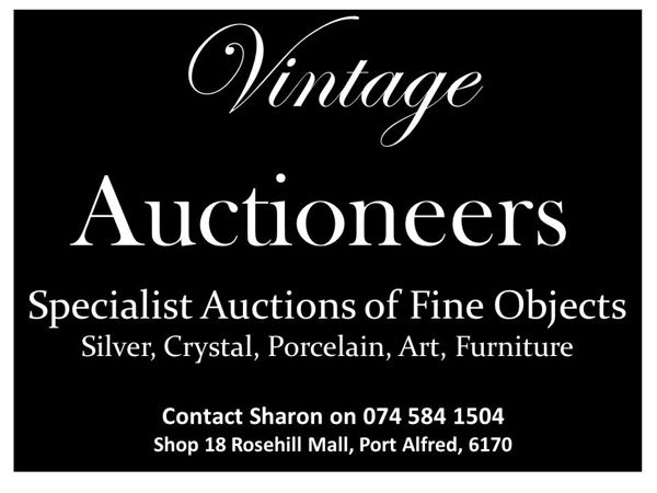 VINTAGE AUCTIONEERS - TUESDAY 30 SEPTEMBER 2025